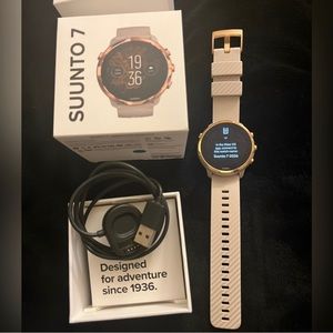 Smartwatch Suunto 7 with heatmaps, wrist heartrate and GPS